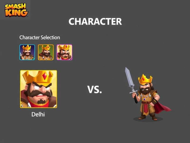 Choose Your Indian Wrestling Champion Smash King Delhi Character Selection