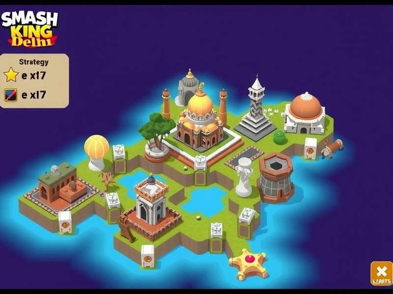 Optimal Drop Zones in Delhi Smash King Delhi Map Strategy