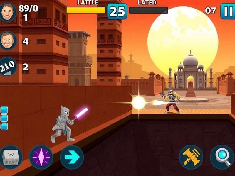 Intense Battle in Old Delhi Streets Smash King Delhi Gameplay Screenshot